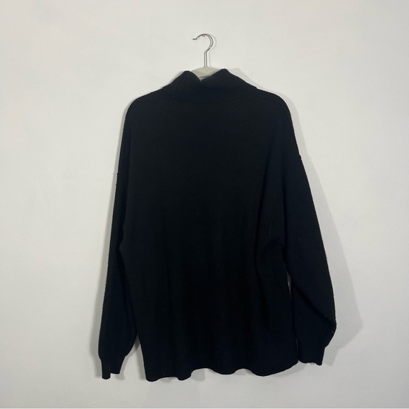 Free People Softly Structured Knit Tunic Black - Picture 4 of 7